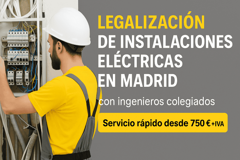 Legalización de instalaciones eléctricas en Madrid