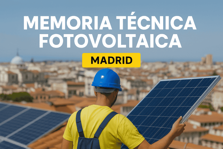 memoria técnica fotovoltaica en Madrid