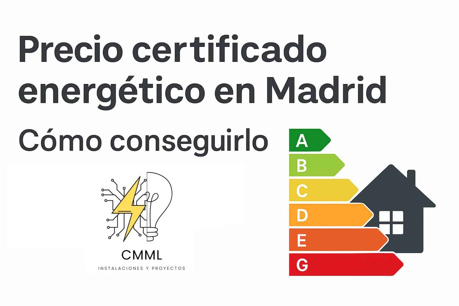 precio certificado energético en Madrid