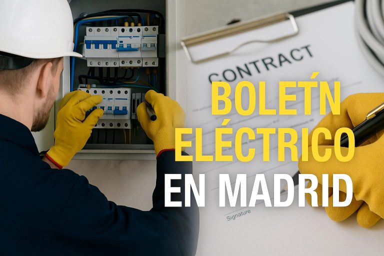 boletín eléctrico en Madrid